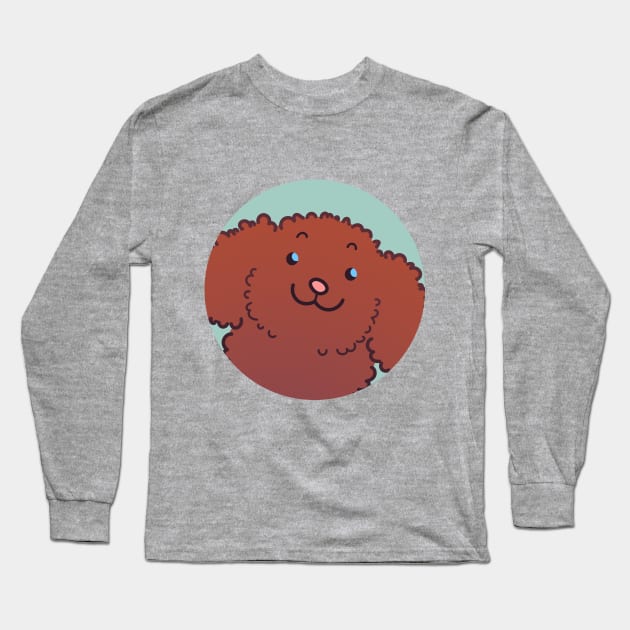 Poodle! Long Sleeve T-Shirt by Abbilaura